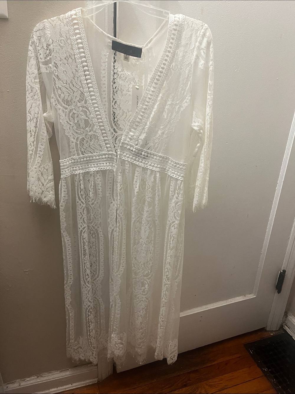 Boho lace duster